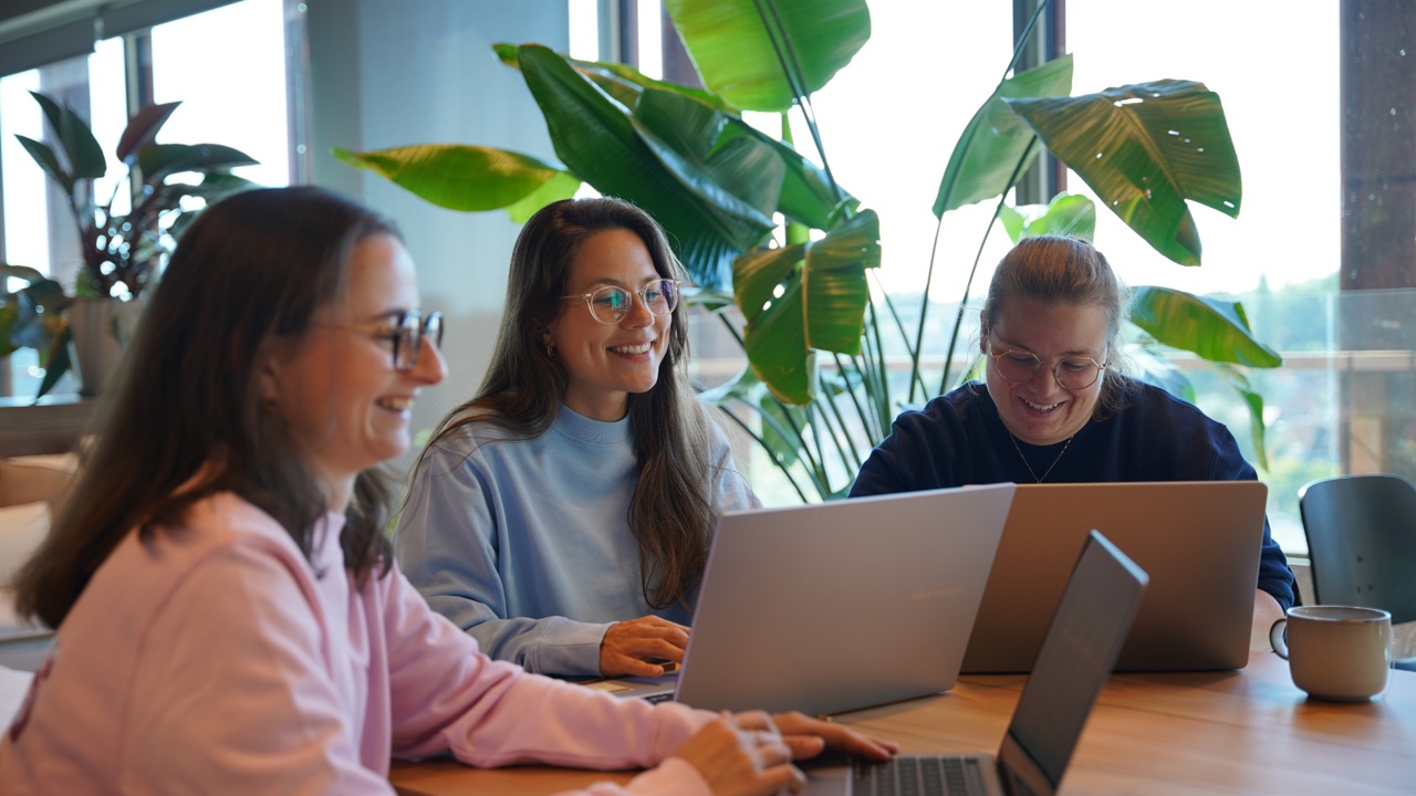 The Hi Folks Agency team at work